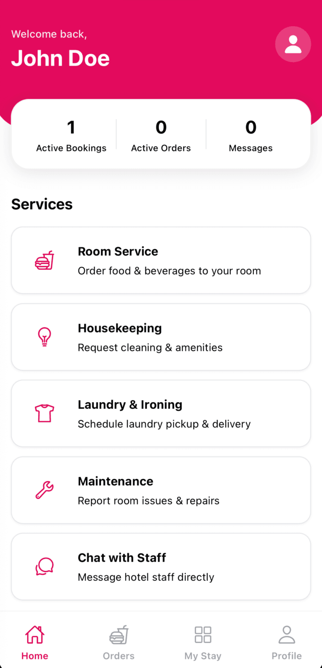Rona Guest Mobile App